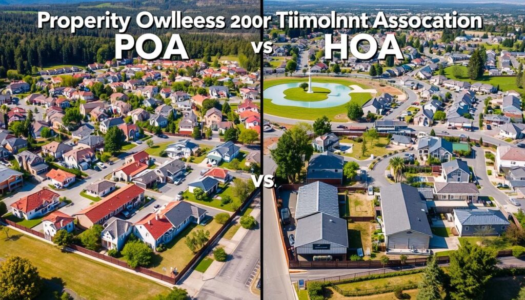 POA vs HOA Community Comparison